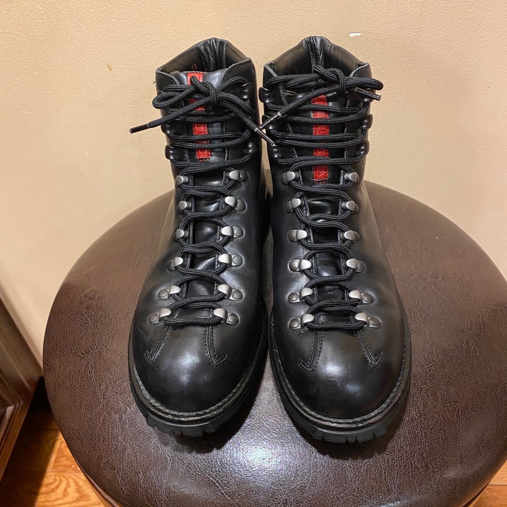 ❤️Prada Sport Black Combat Boots.  EUC.